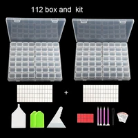 11256 slot5d diamond painting accessories kit pen mud plastic storage box beads container case tools for diy diamand painting