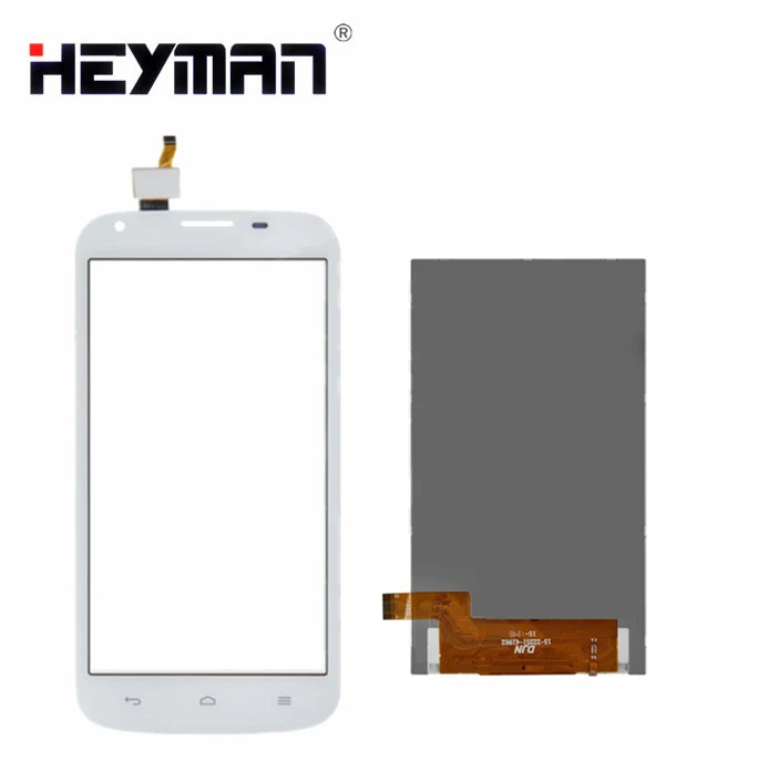 white Touch with LCD ЖК-дисплей с сенсорным экраном для huawei Ascend Y600-U20 Dual Sim ЖК-экран дигитайзер стеклянная панель передняя запасные части - Цвет: white Touch with LCD