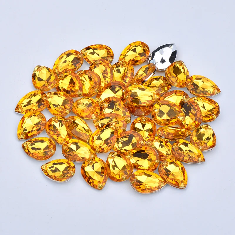 Аппликация черного цвета для шитья 13*18 мм акриловые камни стразы украшения