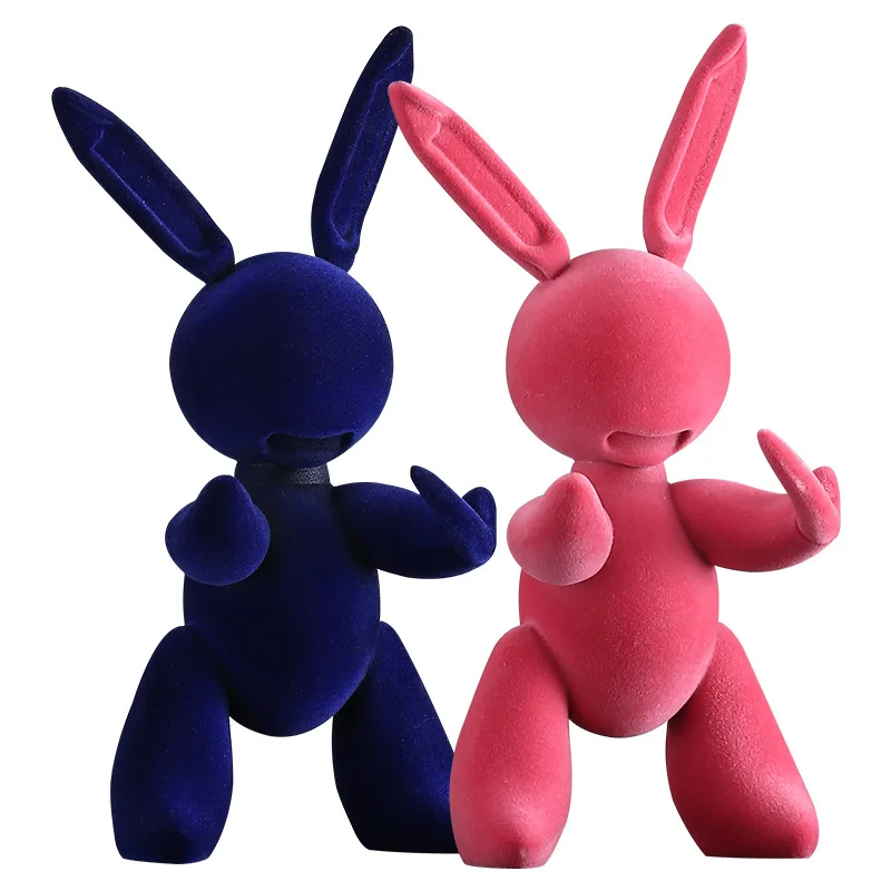 Фигурка кролика с воздушным шаром настольный креативный подарок в скандинавском