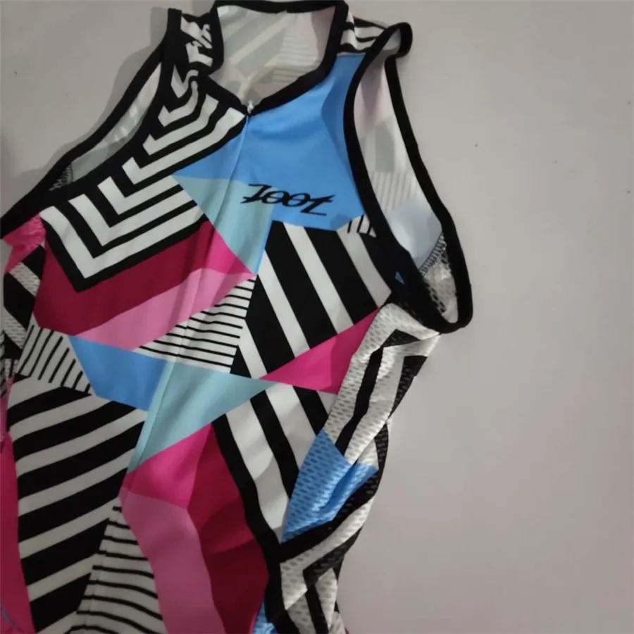 Zone3 Триатлон Велоспорт Джерси без рукавов Одежда для женщин кожа костюм