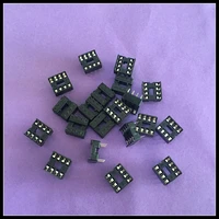 20pcslot st079y 8 pin dip8 ic sockets adaptor solder type ic connector chip base drop shipping