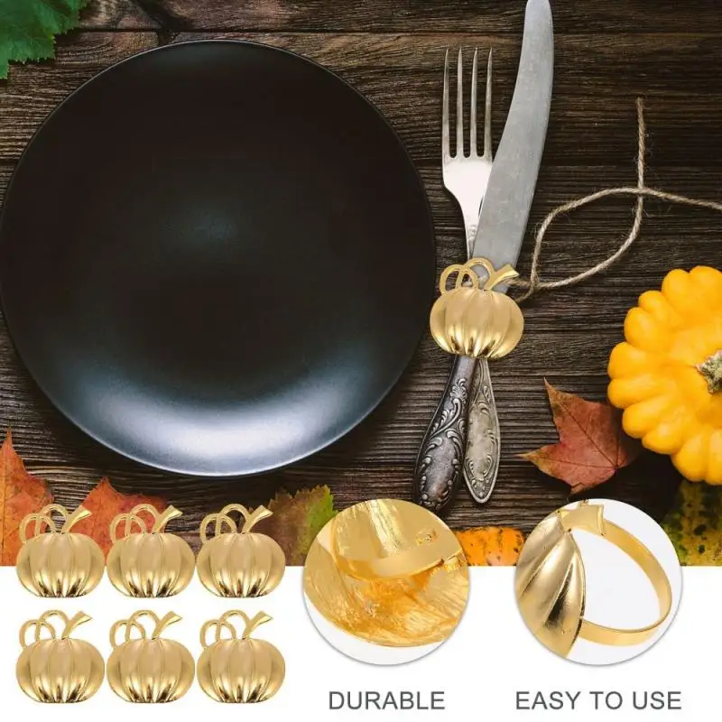 Кольцо для салфеток в форме тыквы ресторана отеля бумажное полотенце