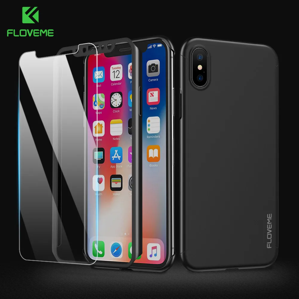 Floveme Роскошный 360 полный защитный чехол для телефона Samsung Galaxy S10 S9 S8 S7 Edge подходящий