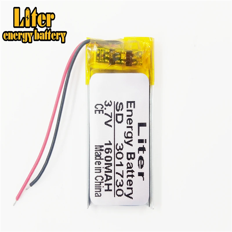 Литий ионный полимерный аккумулятор 3 7 В 160 мА · ч 301730 литий ионный/литий для GPS mp3