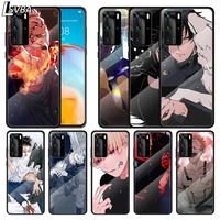 hot anime jujutsu kaisen for huawei p smart 2021 z p40 p30 p20 p10 lite pro plus 5g tempered glass phone case
