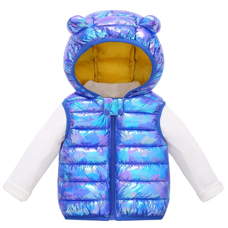 2021 на осень зиму Детские Жилеты Пальто От 3 до 12 лет теплые жилеты для мальчиков и