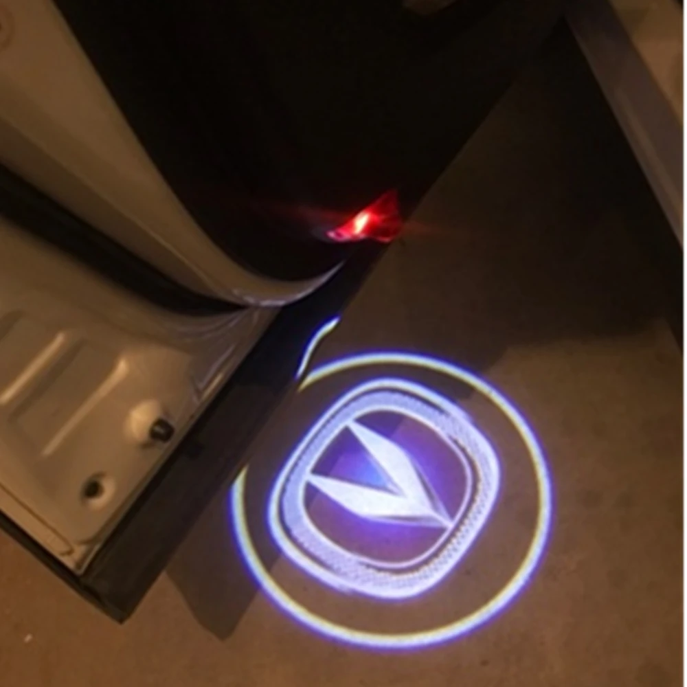 2Pcs Wireless LED Car Door Projector Logo Lights For Changan Alsvin Eado CX70 CX20 CX30 CS70 CS55 CS75 CS35 CS95 2018 2019 2020 - купить по