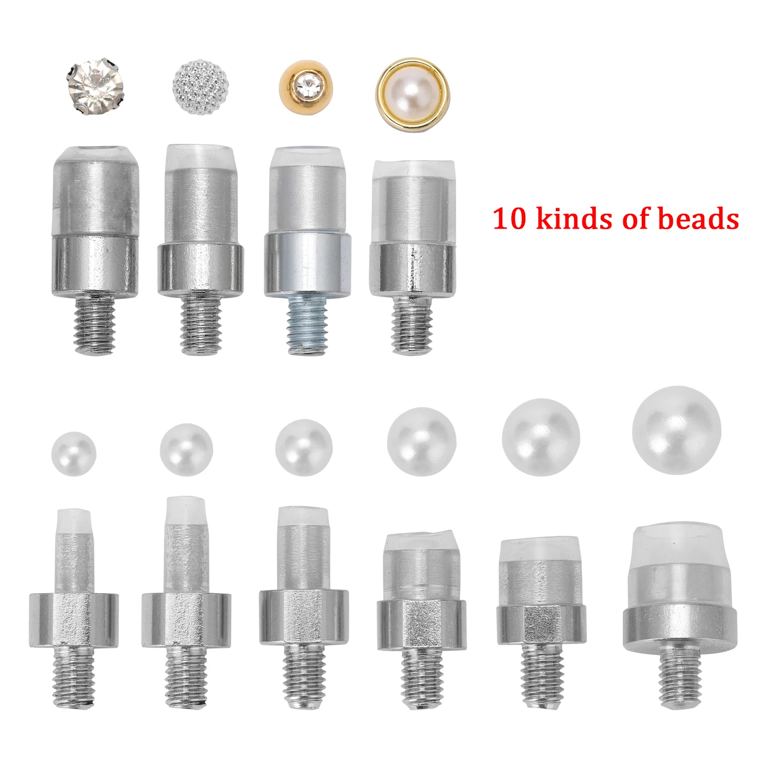 Ручная машина для изготовления бусин с гвоздями набор жемчужных заклепками