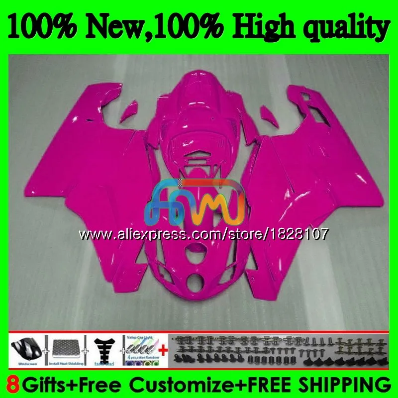 

OEM Body For DUCATI 749-999 Glossy pink 749S 999S 749 999 03 04 Bodywork 78BS.67 749 999 S R 749R 999R 2003 2004 Fairings kit