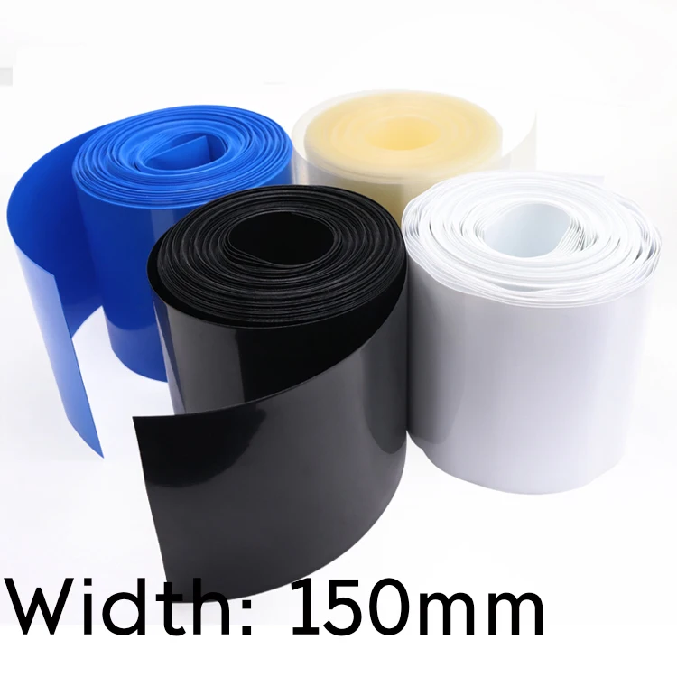 

Width 150mm PVC Heat Shrink Tube Dia 95mm Lithium Battery 18650 Pack Insulated Film Wrap Protection Case Pack Wire Cable Sleeve