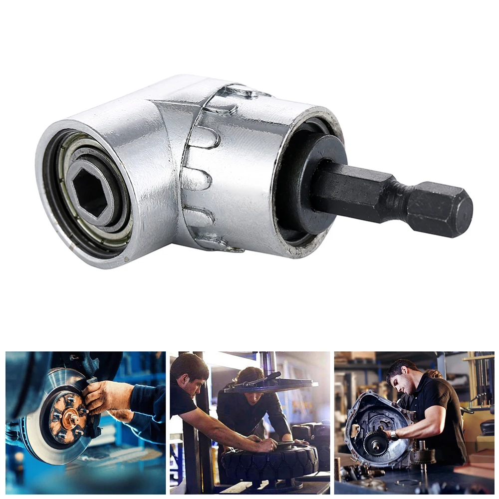 

105 Degree Angle Screwdriver Set Socket Holder Adapter Adjustable Bits Drill Bit Angle Screw Driver Tool 1/4inch Hex Bit Socket