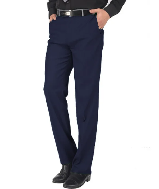 

Navy Blue Pant Only Costume Homme Groom Wear Men Suits Tuxedos Wedding Terno Masculino Slim Fit Pant For Male One Piece Only