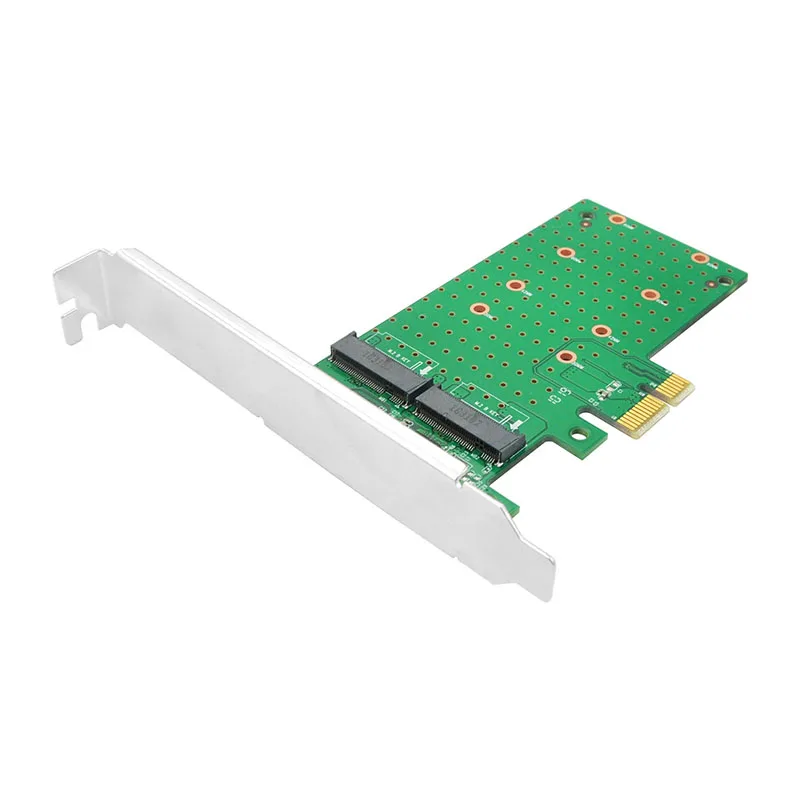 Linkreal Dual PCIe 2,0-M.2 SATA RAID control ler карта с чипсетом ASMedia Raid control PCIe x1 M2 SATA адаптер