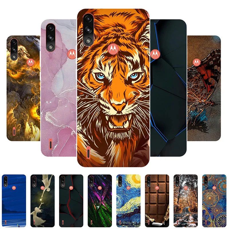 

For Moto E7i Power Case Soft TPU Tiger Back Cover Case For Motorola Moto E7i Power Silicone Case Funda For Moto E7 Power 4G Case