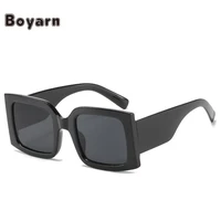 boyarn 2022 fashion oversize sunglasses for women men gradient plastic fashion pc brand designer female sun glasses uv400