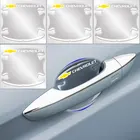 4 шт. Автомобильная прозрачная защитная пленка, наклейка на дверную ручку для Chevrolet Cruze TRAX Aveo Lova Sail Эпика Малибу Volt Camaro Cobalt