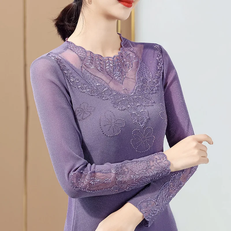 Новинка Весна 2022 женская футболка с длинным рукавом и круглым вырезом пикантные