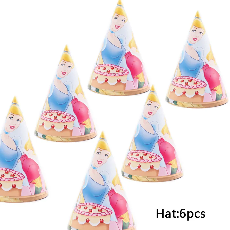 Disney Princess Theme Birthday Party Decorations Plates Tablecloth Cups Balloon Disposable Tableware Girl Baby Shower Supplies | Дом и сад