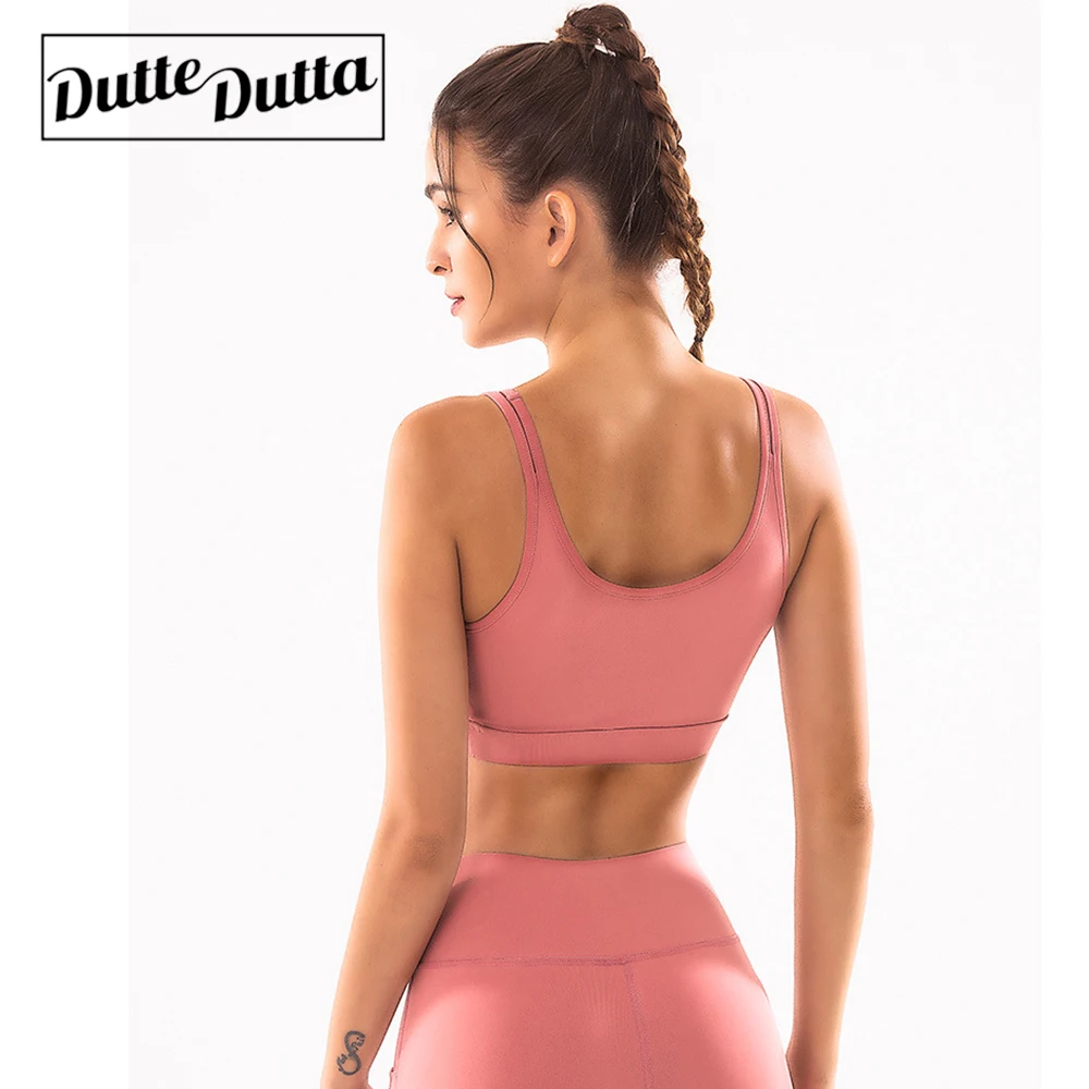 Спортивный бюстгальтер на молнии с плечевым ремнем для фитнеса Быстросохнущий