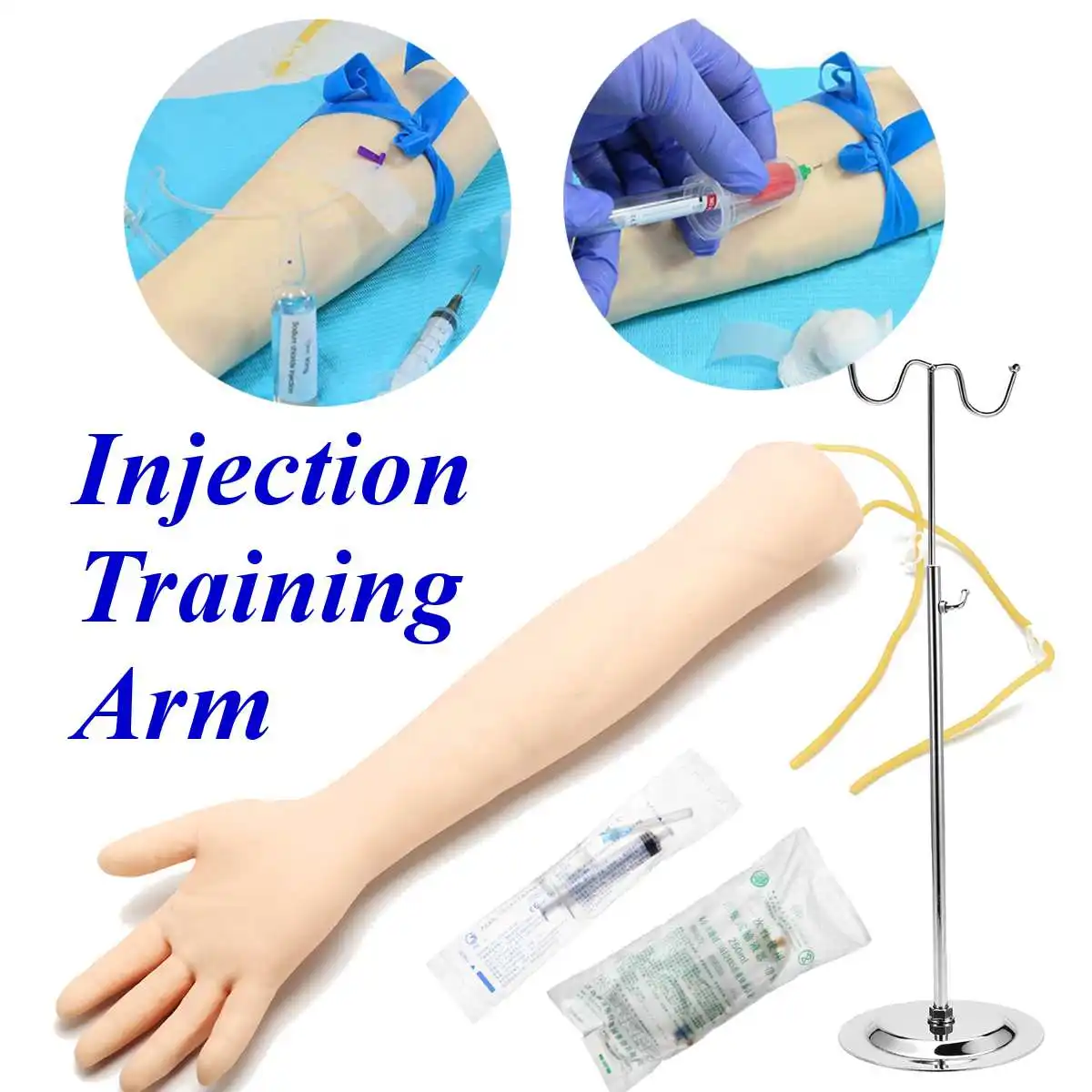 Анатомическая IV флеботомия Venipuncture практика рука Анатомия инъекция медицинский