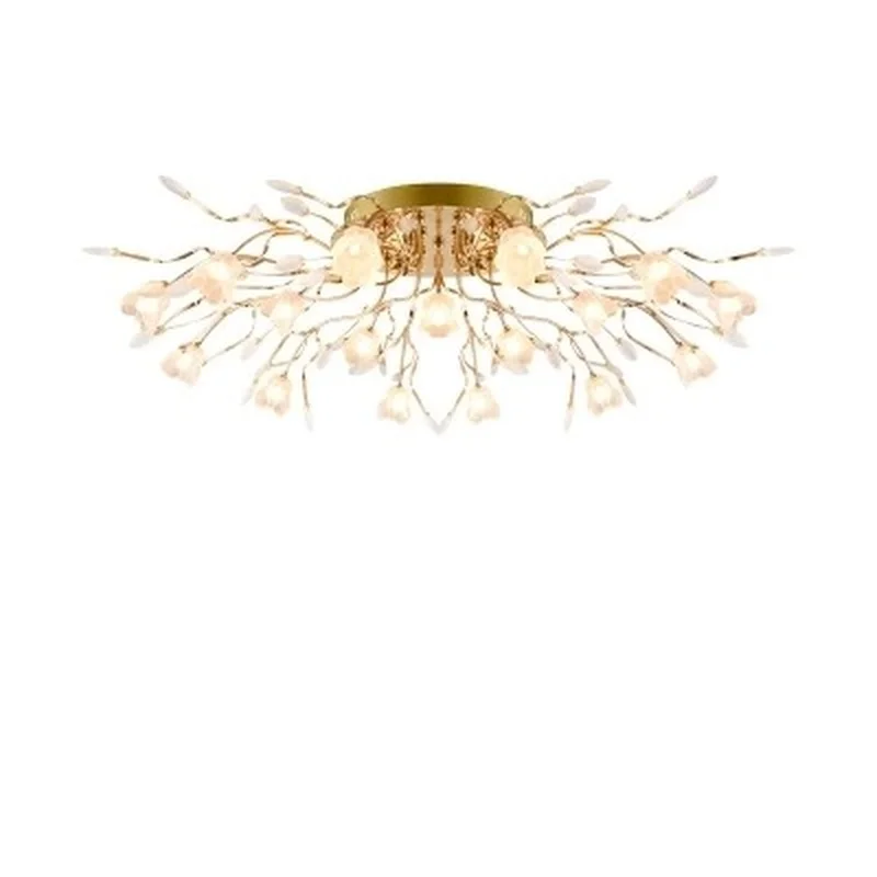 Европейский Гостиная с украшением в виде кристаллов потолочный светильник