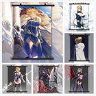 Fate Grand Order, Сабер Лансер, артория, Пендрагон, альтер, аниме, манга, настенный плакат, Свиток