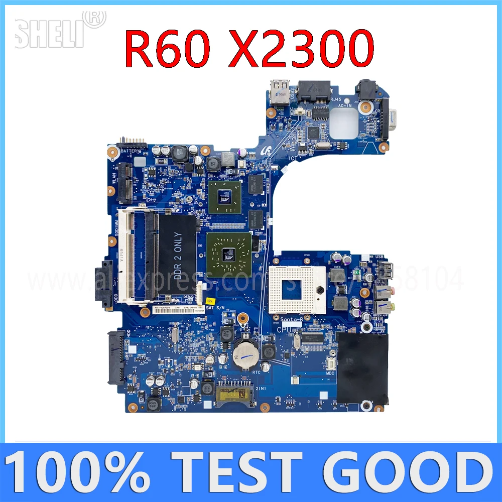 

Для Samsung R60 NP-R60 материнская плата портативного компьютера с X2300 GPU BA92-04849A BA92-04850A