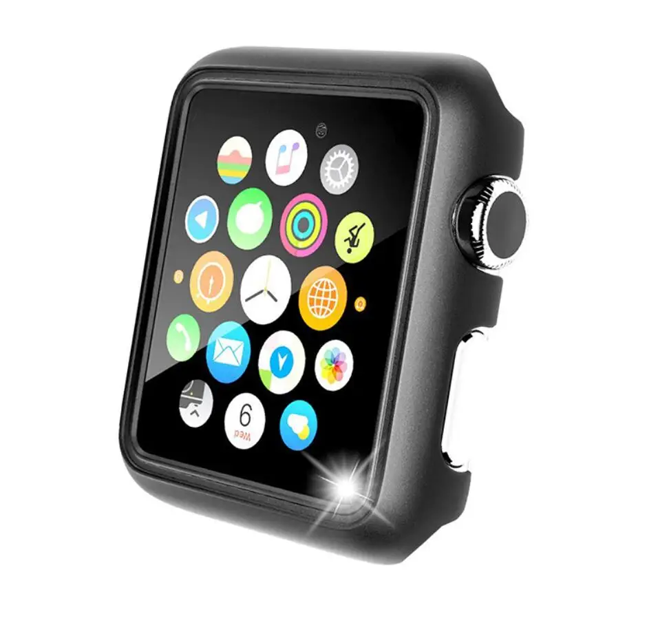Чехол для Apple watch band series 6 5 40 мм 44 38 42 бампер из алюминиевого сплава iwatch se/4/3/2/1