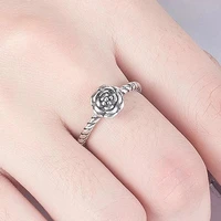 new fashion rose wrapped twist ring popular womens ring womens party jewelry accessories daily matching anniversary gift