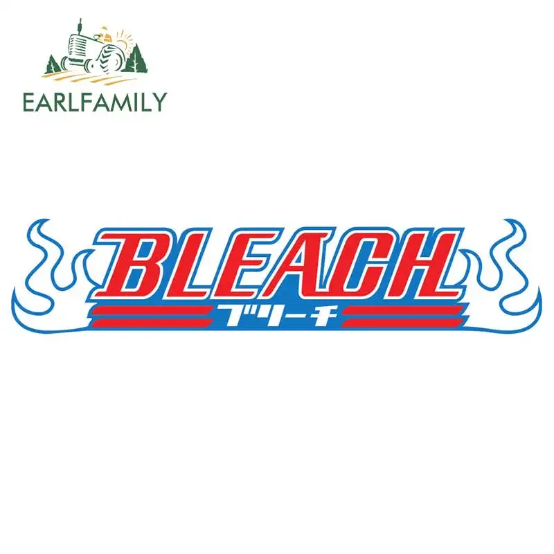 EARLFAMILY, 13 см x 2,9 см, виниловые автомобильные наклейки с логотипом Bleach Soul Reaper Lchigo, для всех типов транспортных средств
