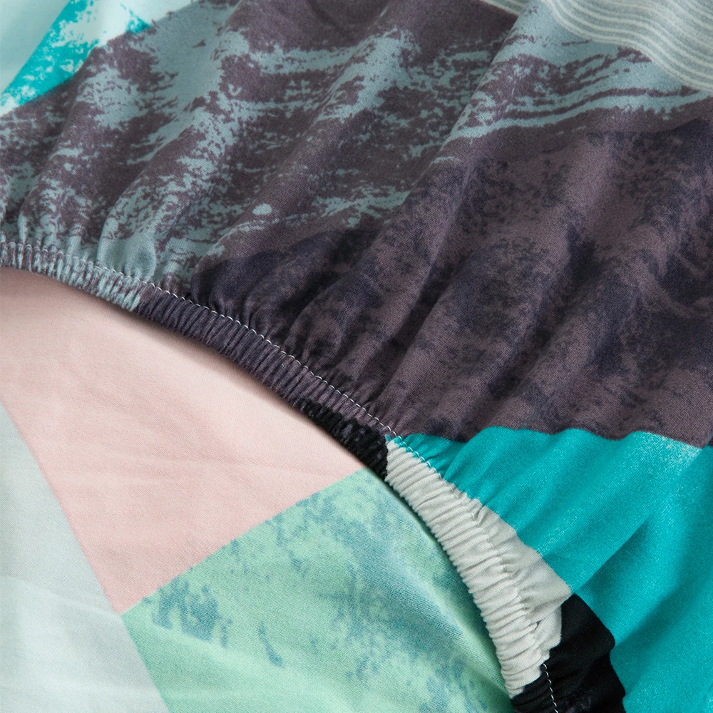 Универсальные современные эластичные чехлы для диванов 1/2/3/4 с принтом моющиеся