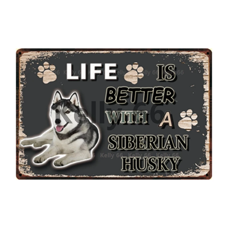 [Kelly66] домашних животных жизнь лучше с рисунком пуделя для Borzoi Хаски Мопс