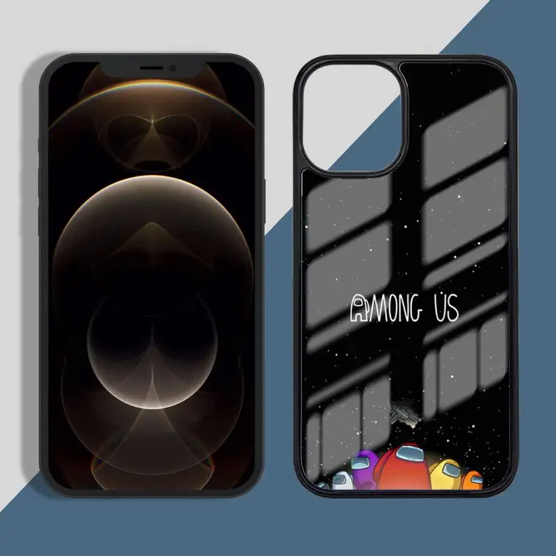 

Among Us Phone Case TPU+PC For iPhone X XR XS 11 12 mini Pro MAX 7 8 Plus