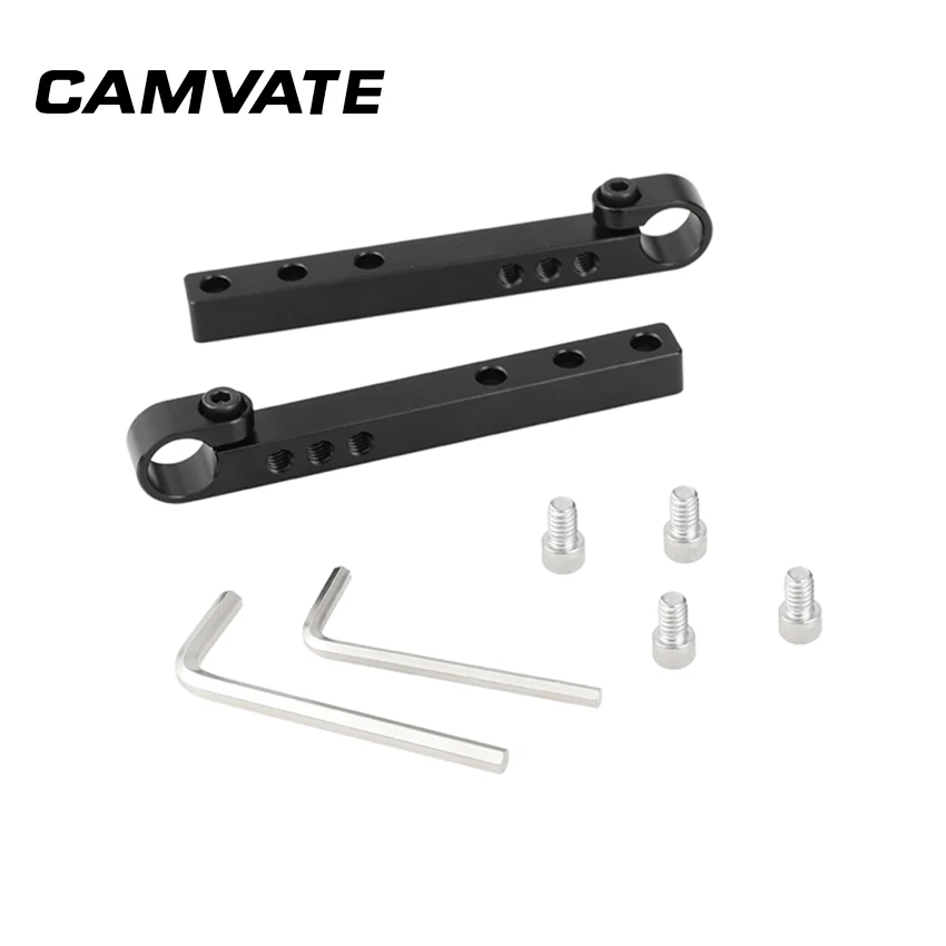 CAMVATE 124 мм алюминиевая перекладина с 15 одиночным стержневым адаптером верхняя