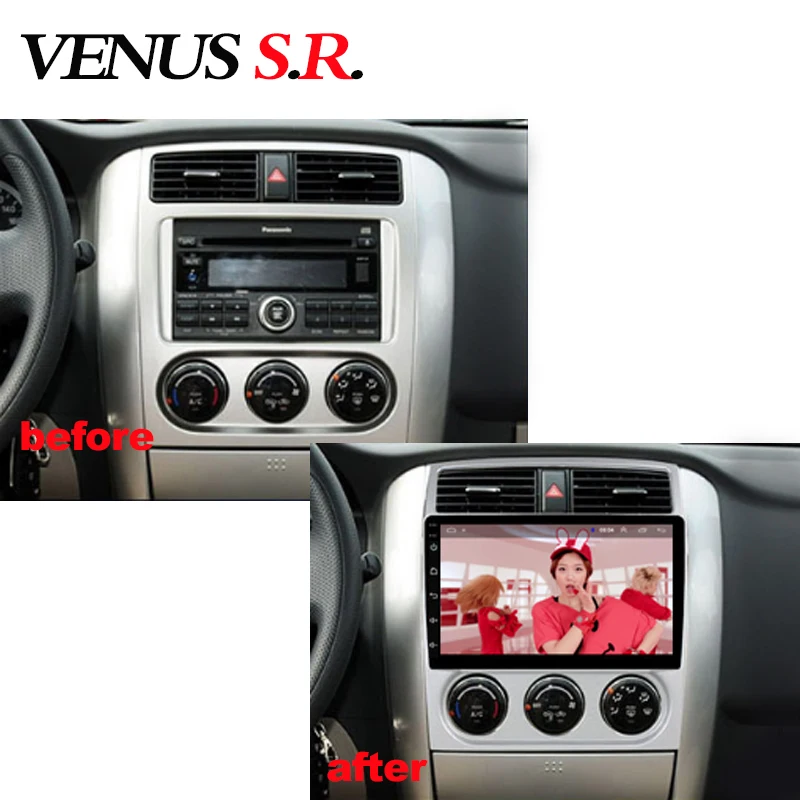 Автомобильный dvd-проигрыватель VenusSR на Android 8 1 2.5D для Suzuki Liana radio 2007-2013