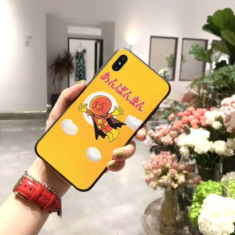 Мягкий чехол PENGHUWAN Anpanman для iPhone 11 pro XS MAX 8 7 6 6S Plus X 5S SE XR|Бамперы| |