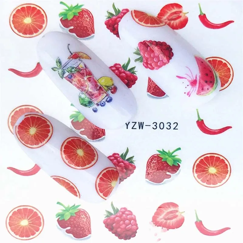 1 pcs Nail Sticker Water Decals Women White Flower Cat Butterfly Transfer Art Decoration 2018 m1NS5 | Красота и здоровье