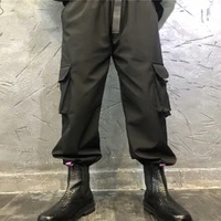 mens straight leg overalls spring and autumn new fashion harajuku high street casual oversized pants
