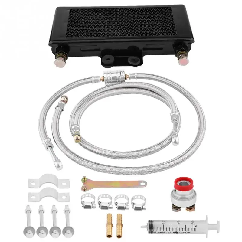 Engine Oil Cooler Cooling Radiator System Kit for Yamaha 100CC-125CC Aluminum | Автомобили и мотоциклы