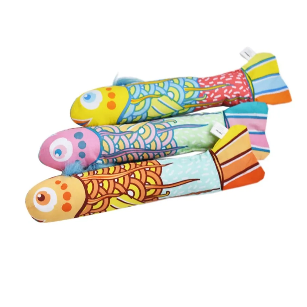 Милый дизайн Интерактивная игрушка в форме рыбки необычная кошачья кошка