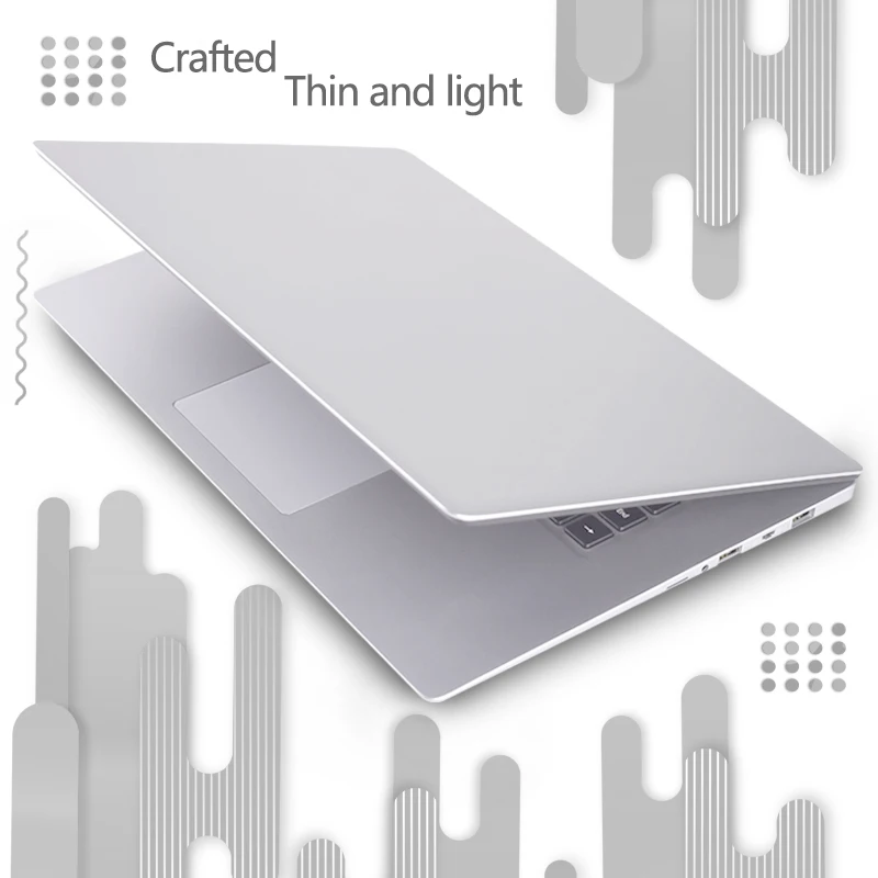 Feed me ноутбук 15,6 дюймов 8 ГБ ОЗУ 256 ГБ/512 ГБ SSD intel J3455 четырехъядерный ноутбук с FHD дисплеем ультрабук WiFi