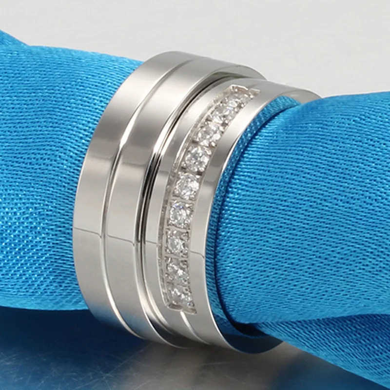 Новинка обручальное кольцо для пар кольца влюбленных ювелирные изделия из