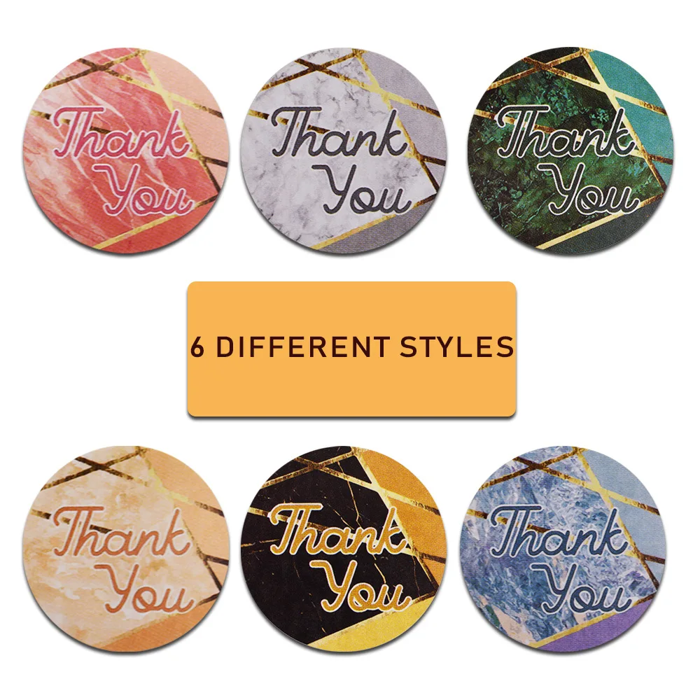 С креативными линиями наклейка спасибо для ярлыка уплотнения Скрапбукинг