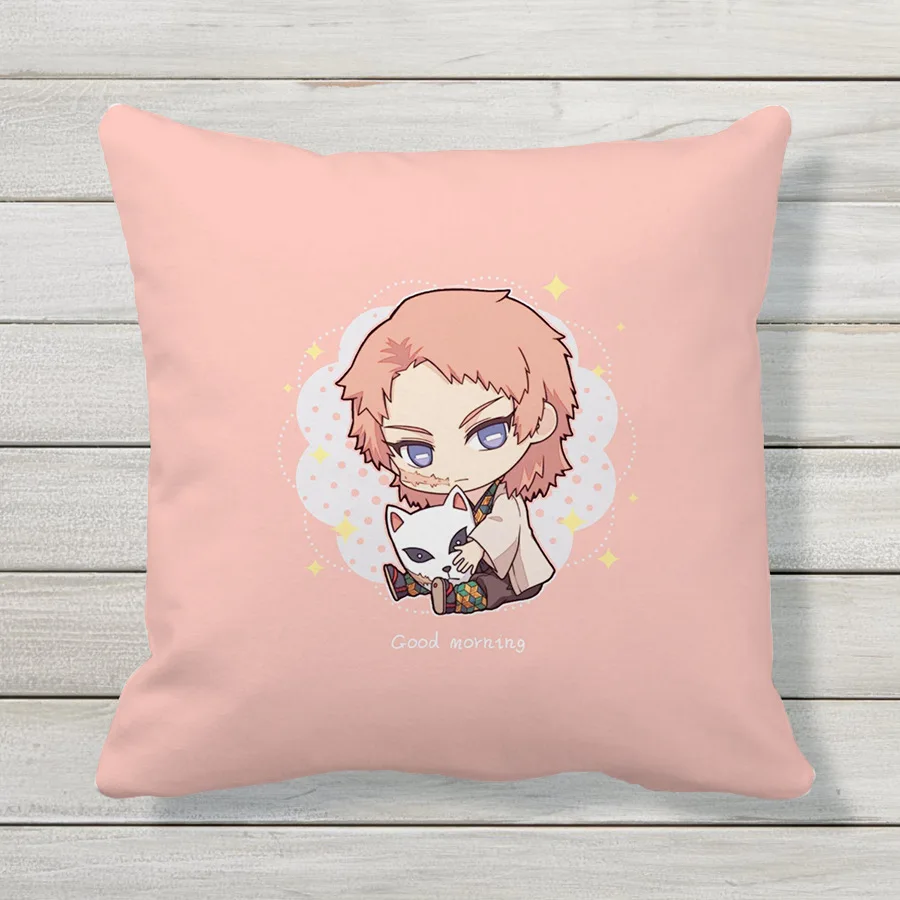 45CM Japan No pillow core Anime Demon Slayer Kimetsu no Yaiba Printed Pillows Cover Soft Decorative Pillow case Gift Pillowcase | Игрушки и