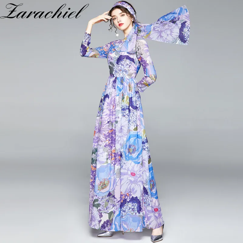 Женское модельное платье макси до пола шифоновые длинные платья с длинным