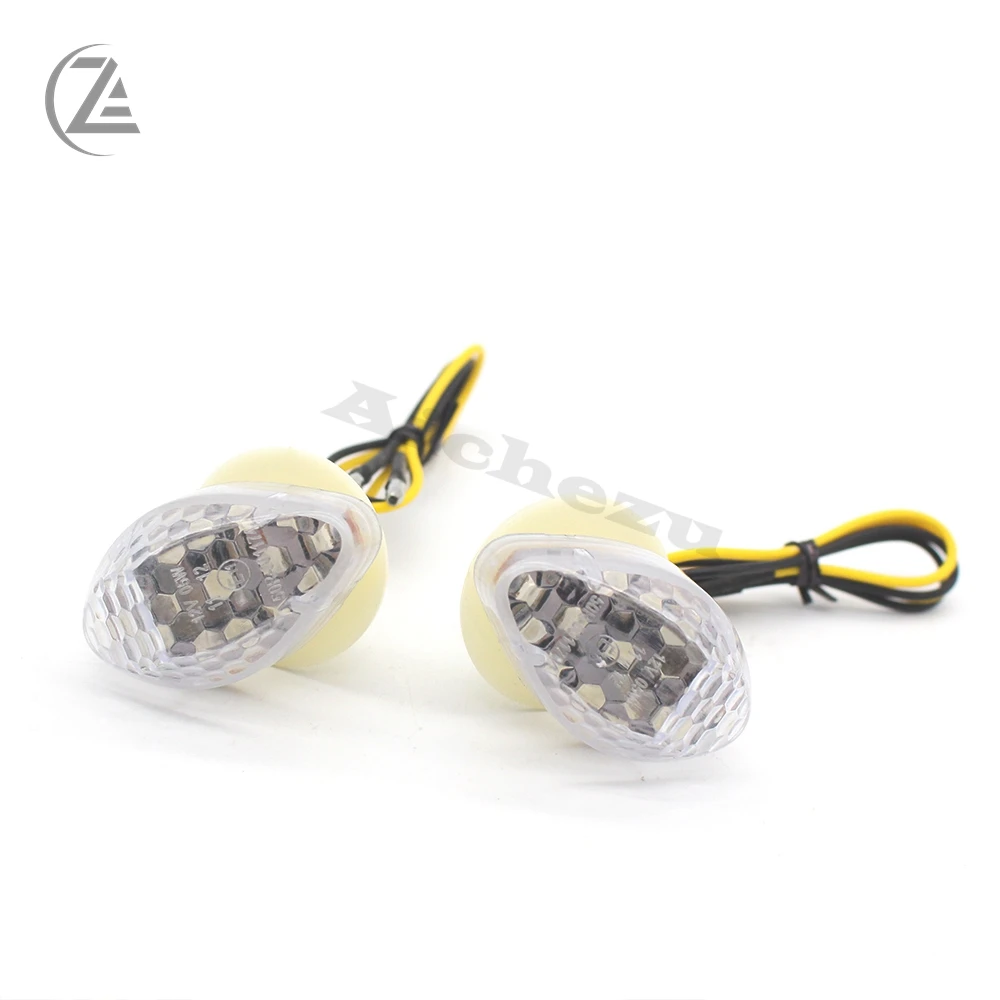 ACZ мотоцикл 1 пара LED Сигналы поворота светильник мигалка Индикатор мигалки для