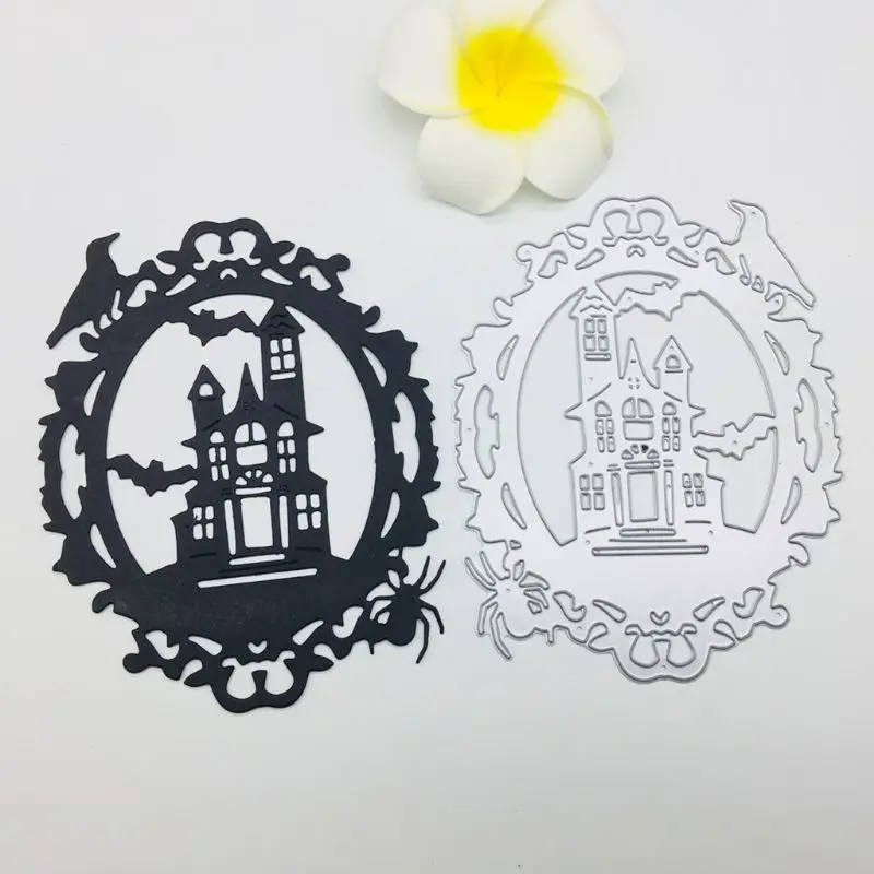 Halloween Castle Hat Christmas Snowflake Metal Cutting Dies Stencil Scrapbooking Album Stamp Paper Card Embossing Craft Decor | Дом и сад