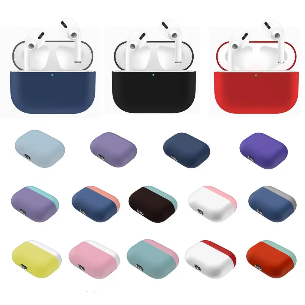 Беспроводные Bluetooth-наушники для AirPods Pro 2019 мягкий чехол из ТПУ Airpods3 | Электроника