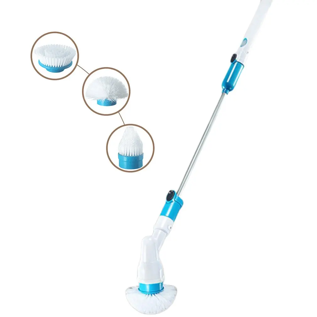 

Многофункциональная электрическая щетка с длинной ручкой, набор для чистки дома, комбинированная электрическая щетка для чистки